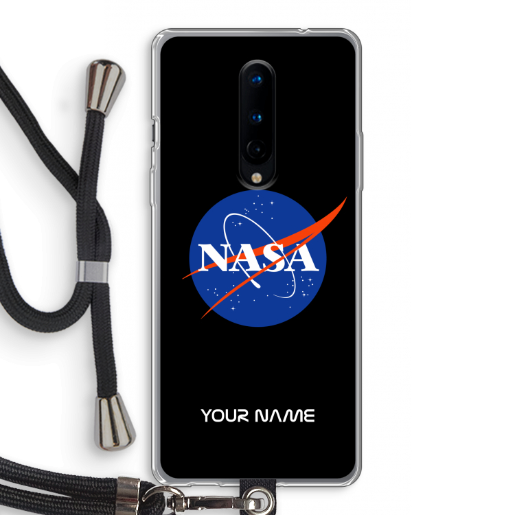 NASA: OnePlus 8 Transparant Hoesje met koord