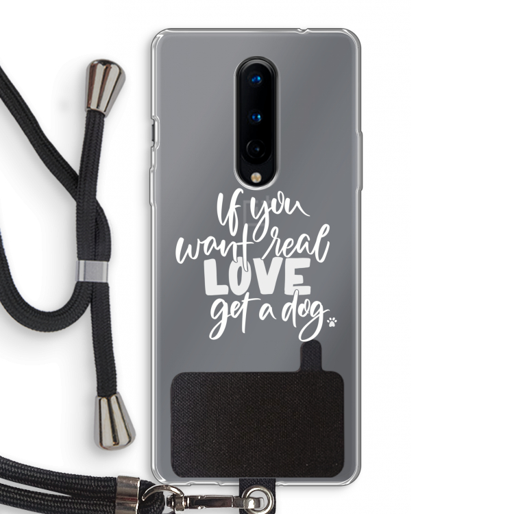 Partner in crime: OnePlus 8 Transparant Hoesje met koord