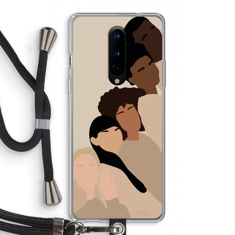 Sweet creatures: OnePlus 8 Transparant Hoesje met koord