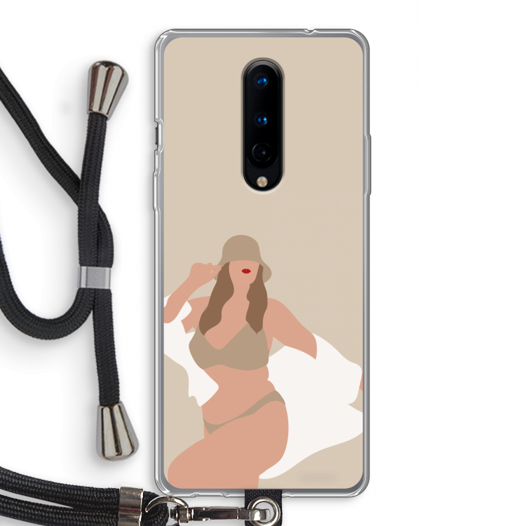 One of a kind: OnePlus 8 Transparant Hoesje met koord