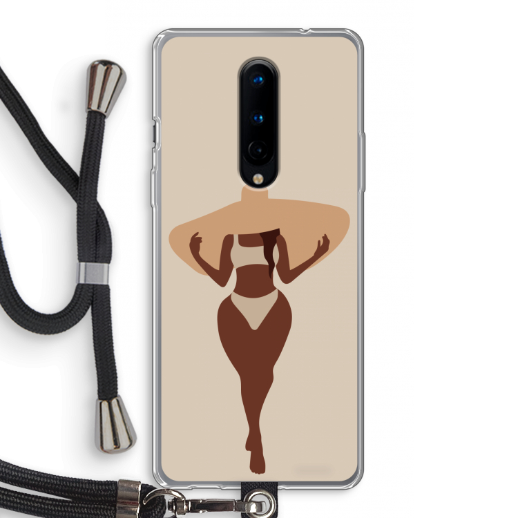 Let's get salty: OnePlus 8 Transparant Hoesje met koord