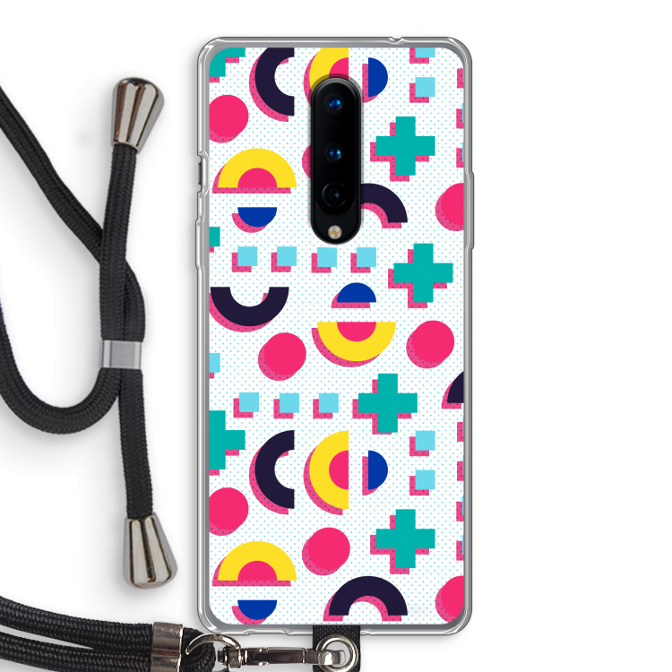 8-bit N°2: OnePlus 8 Transparant Hoesje met koord