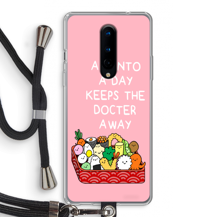 Bento a day: OnePlus 8 Transparant Hoesje met koord