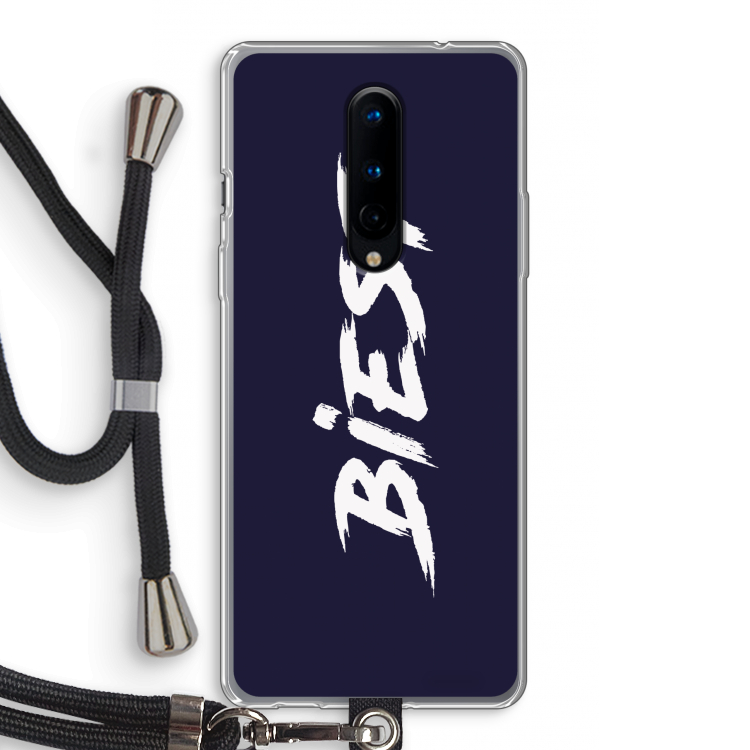 Biest: OnePlus 8 Transparant Hoesje met koord
