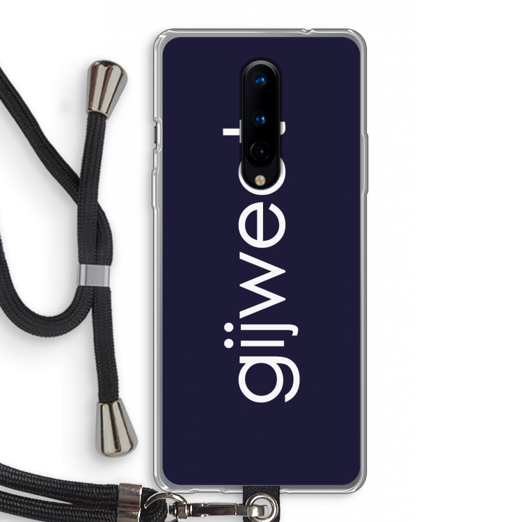 Gijweet: OnePlus 8 Transparant Hoesje met koord