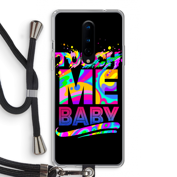 Touch Me: OnePlus 8 Transparant Hoesje met koord