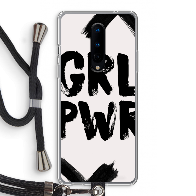 Girl Power #2: OnePlus 8 Transparant Hoesje met koord