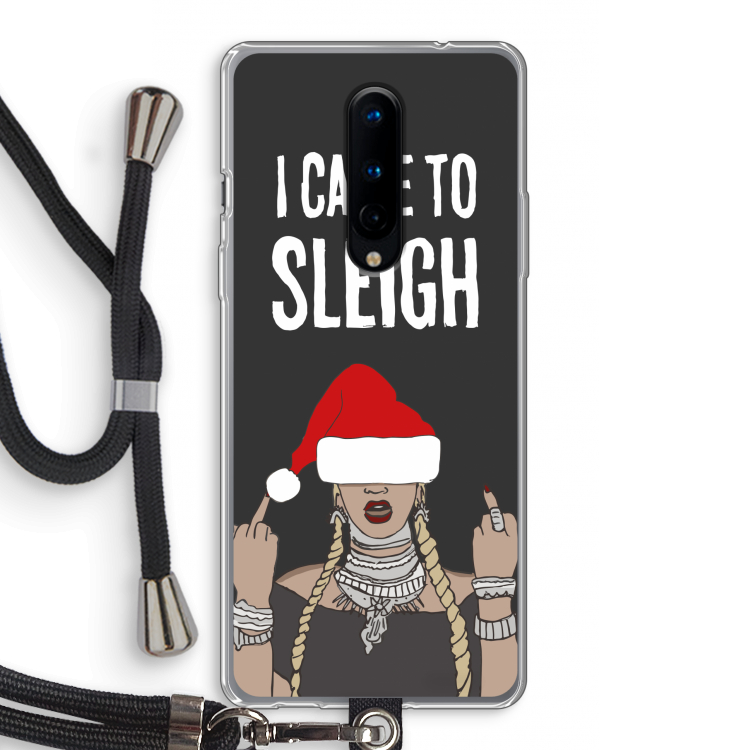 Came To Sleigh: OnePlus 8 Transparant Hoesje met koord