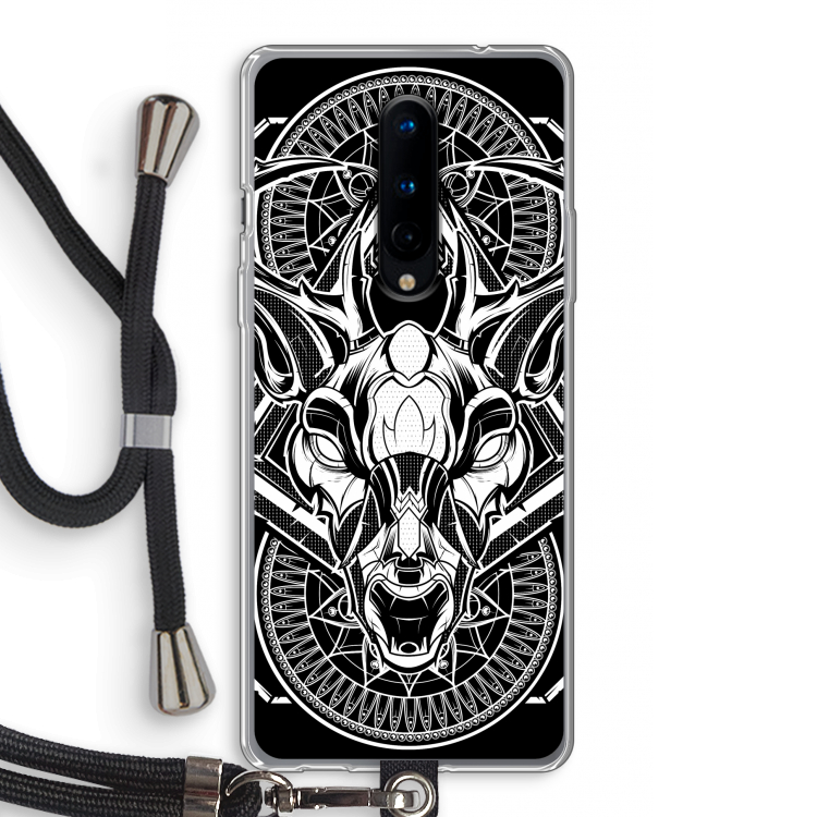 Oh Deer: OnePlus 8 Transparant Hoesje met koord