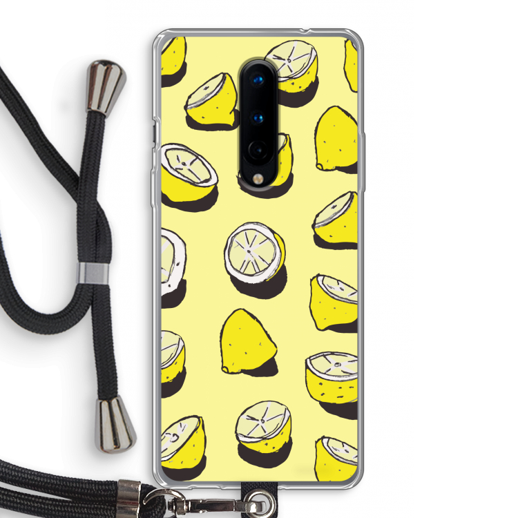 When Life Gives You Lemons...: OnePlus 8 Transparant Hoesje met koord