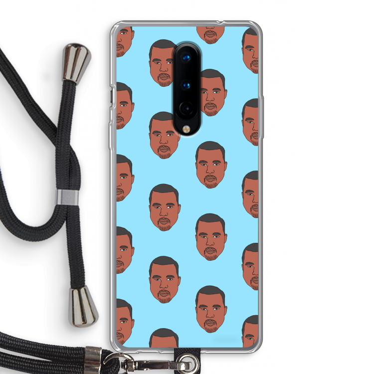 Kanye Call Me?: OnePlus 8 Transparant Hoesje met koord