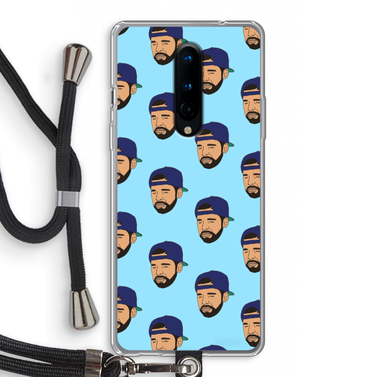 Drake Away: OnePlus 8 Transparant Hoesje met koord