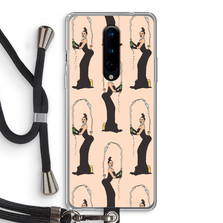 Pop Some Kim: OnePlus 8 Transparant Hoesje met koord
