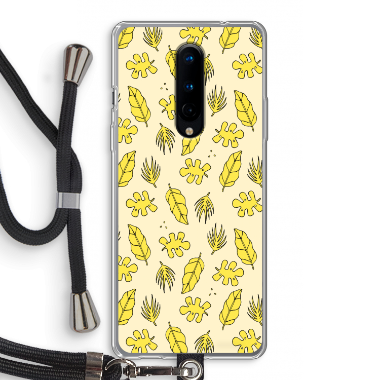 Herfst: OnePlus 8 Transparant Hoesje met koord