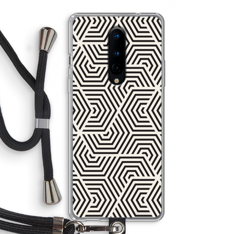 Magic pattern: OnePlus 8 Transparant Hoesje met koord