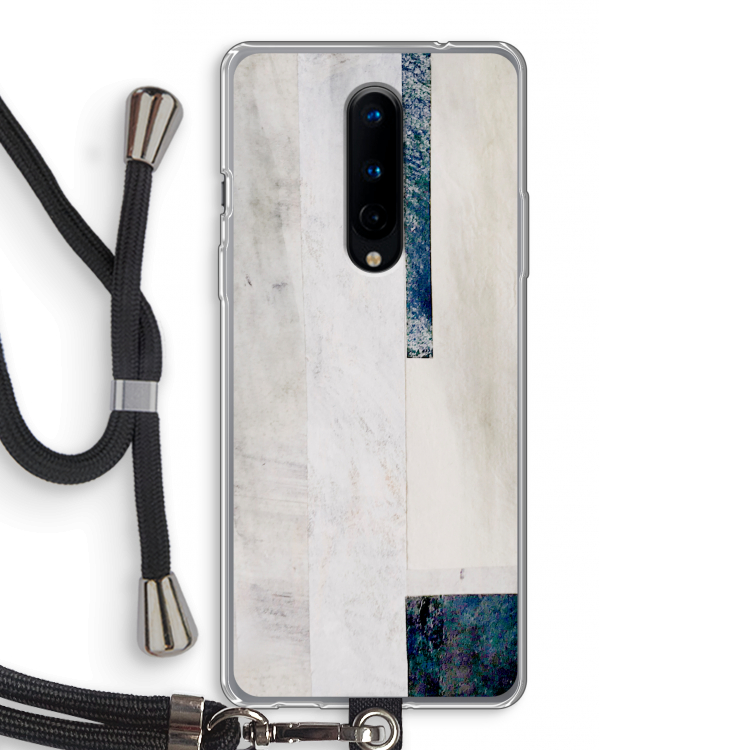 Meet you there: OnePlus 8 Transparant Hoesje met koord