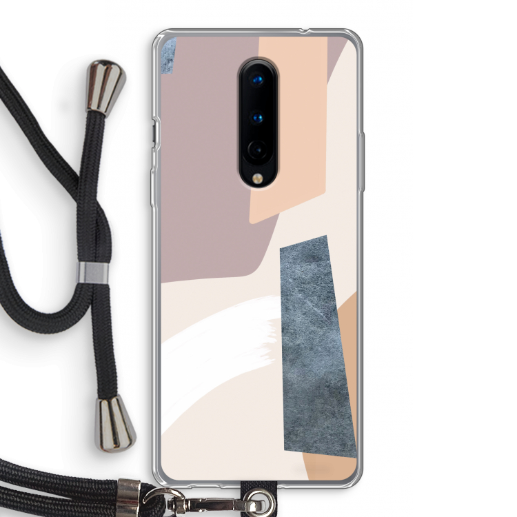 Luca: OnePlus 8 Transparant Hoesje met koord