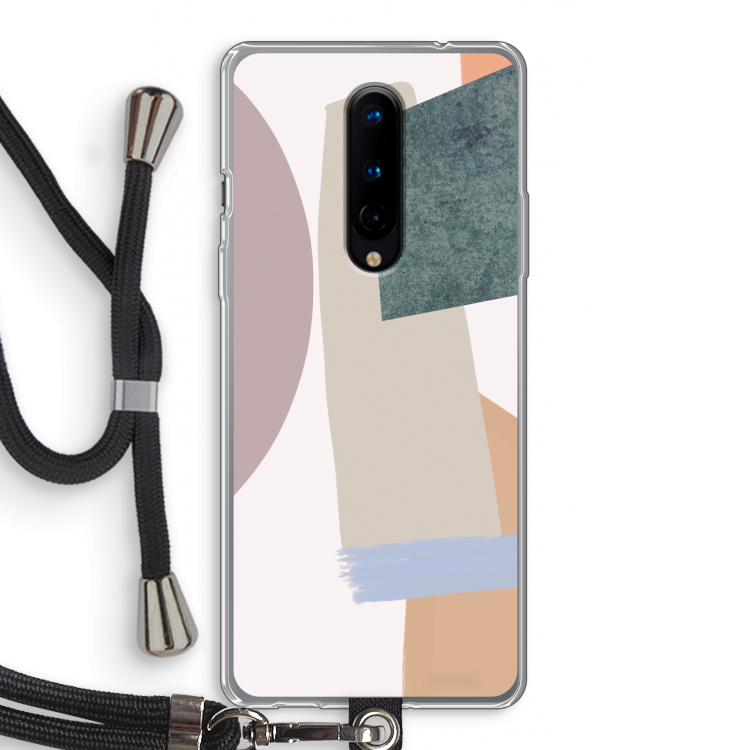Lindo: OnePlus 8 Transparant Hoesje met koord