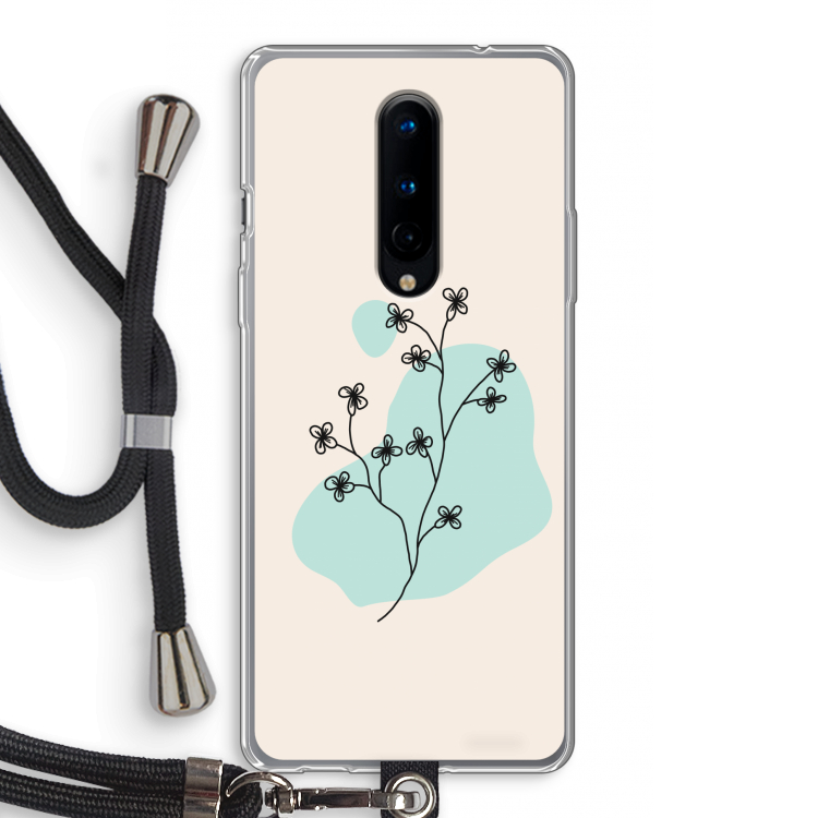 Love your petals: OnePlus 8 Transparant Hoesje met koord