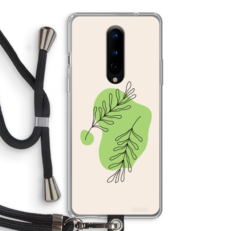 Beleaf in you: OnePlus 8 Transparant Hoesje met koord