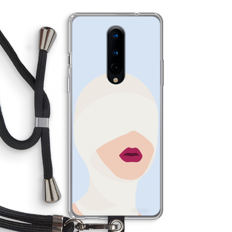 Incognito: OnePlus 8 Transparant Hoesje met koord