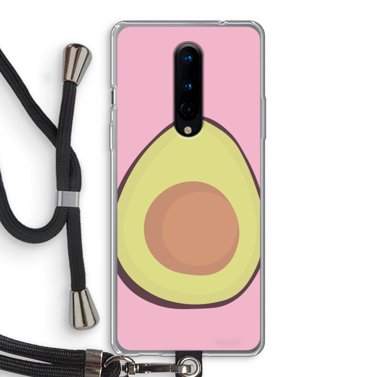 Avocado: OnePlus 8 Transparant Hoesje met koord