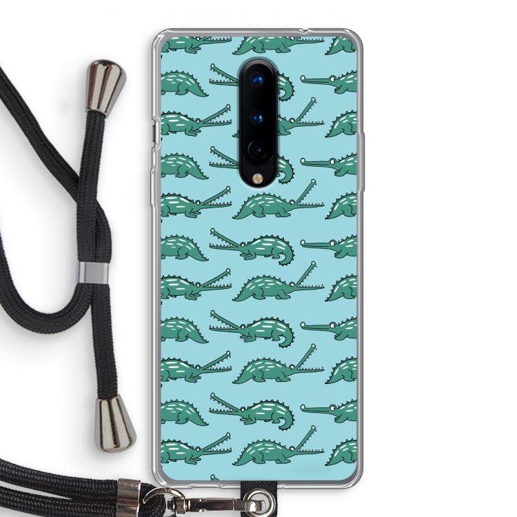 Kroko: OnePlus 8 Transparant Hoesje met koord