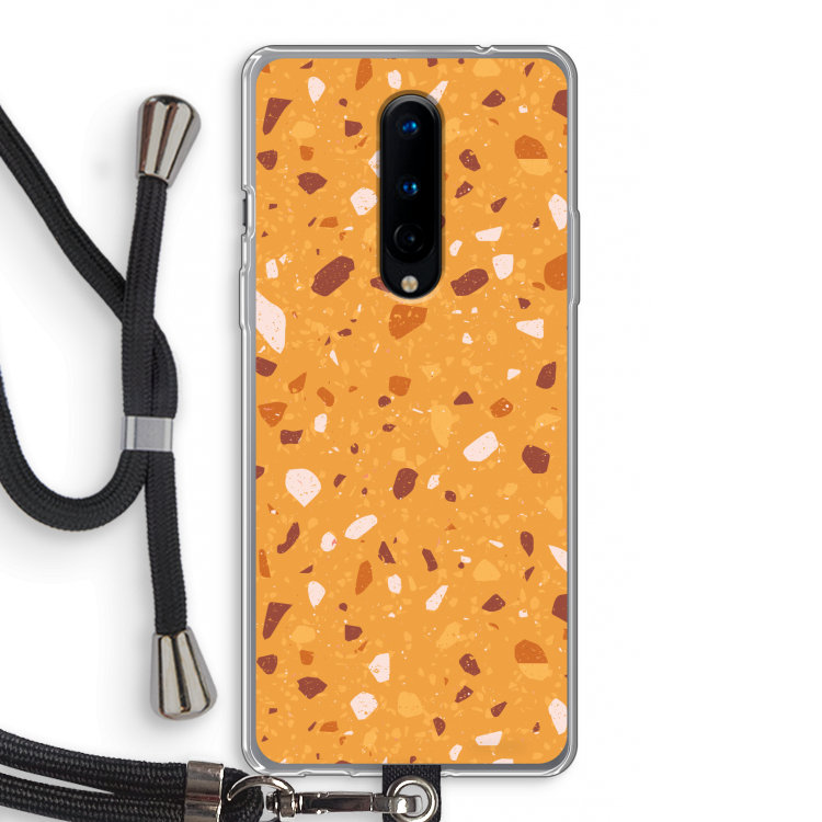 Terrazzo N°24: OnePlus 8 Transparant Hoesje met koord