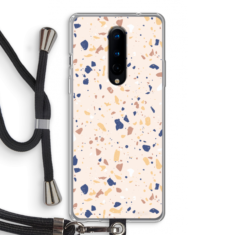 Terrazzo N°23: OnePlus 8 Transparant Hoesje met koord