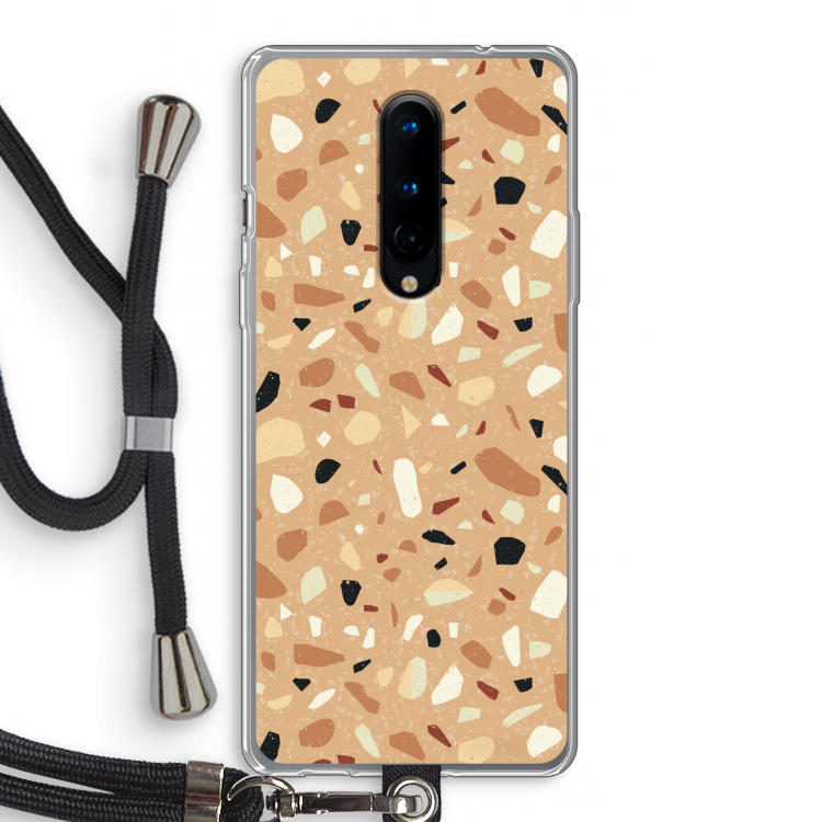 Terrazzo N°17: OnePlus 8 Transparant Hoesje met koord