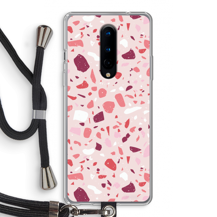 Terrazzo N°15: OnePlus 8 Transparant Hoesje met koord