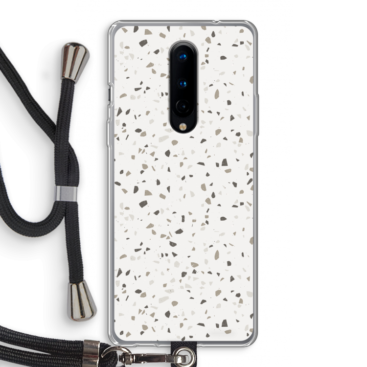 Terrazzo N°14: OnePlus 8 Transparant Hoesje met koord