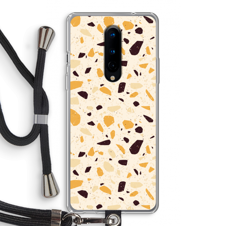 Terrazzo N°13: OnePlus 8 Transparant Hoesje met koord