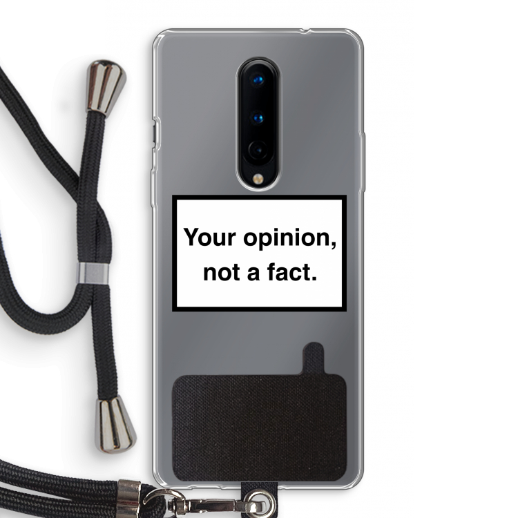 Your opinion: OnePlus 8 Transparant Hoesje met koord
