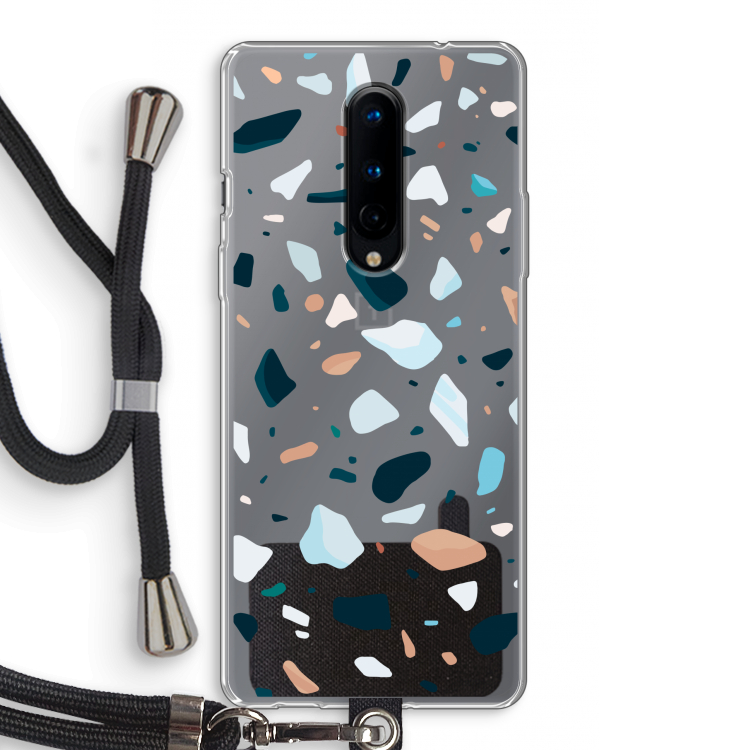 Terrazzo N°13: OnePlus 8 Transparant Hoesje met koord