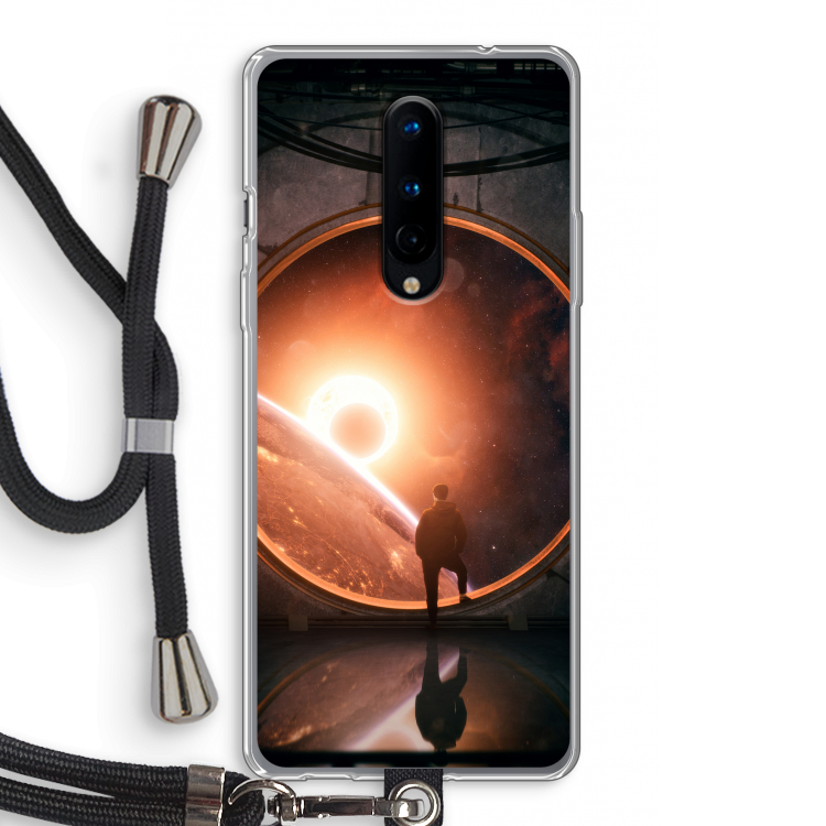 Ephemeral: OnePlus 8 Transparant Hoesje met koord