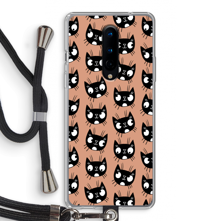 Kat: OnePlus 8 Transparant Hoesje met koord