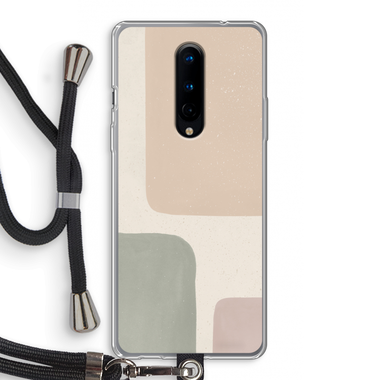 Geo #7: OnePlus 8 Transparant Hoesje met koord