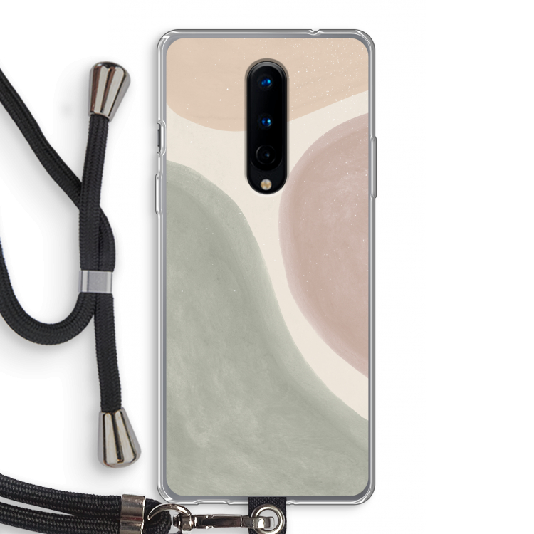 Geo #6: OnePlus 8 Transparant Hoesje met koord