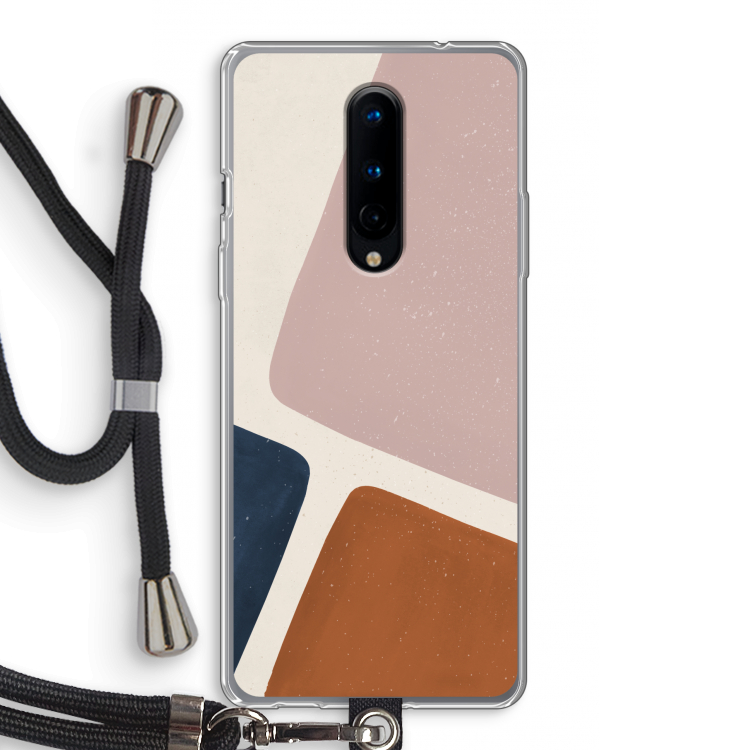 Geo #2: OnePlus 8 Transparant Hoesje met koord