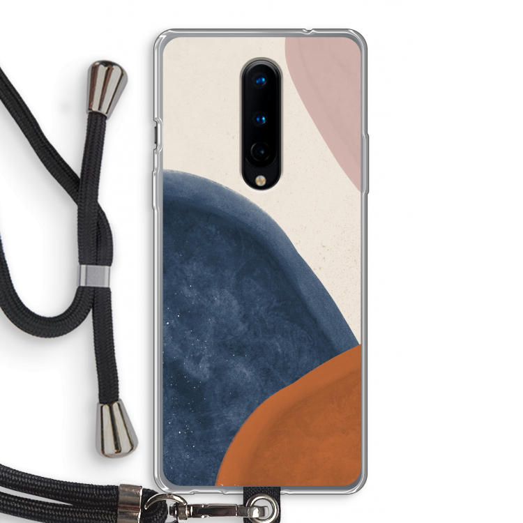 Geo #1: OnePlus 8 Transparant Hoesje met koord