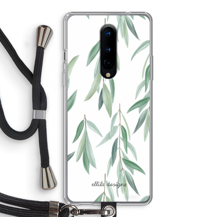 Branch up your life: OnePlus 8 Transparant Hoesje met koord