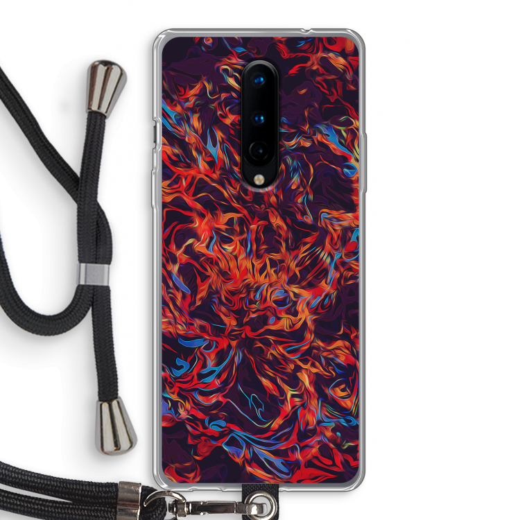 Lucifer: OnePlus 8 Transparant Hoesje met koord