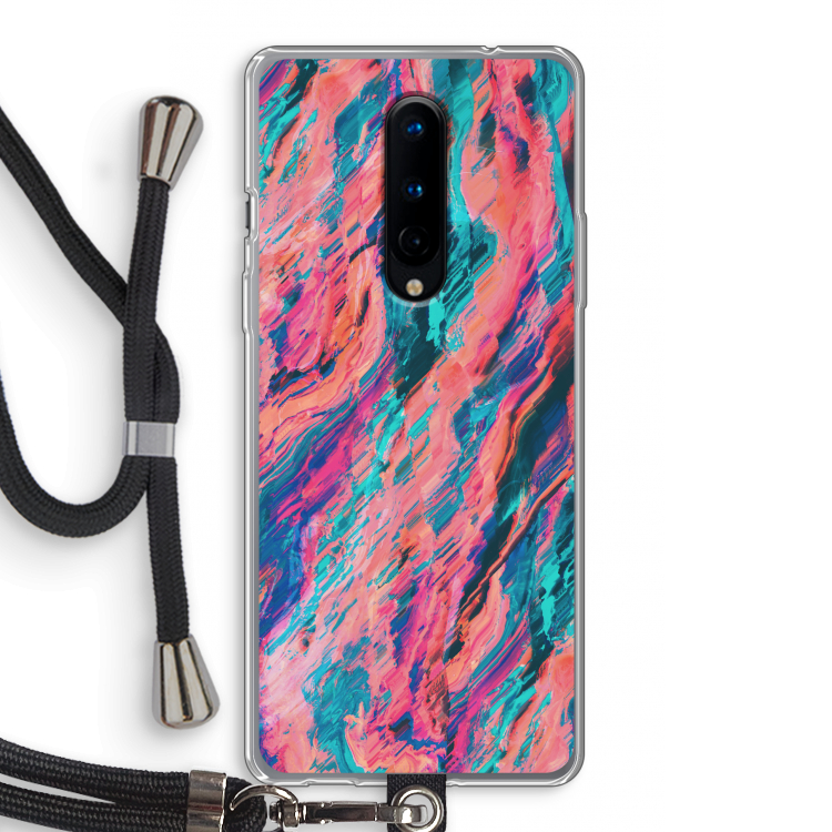 Electric Times: OnePlus 8 Transparant Hoesje met koord