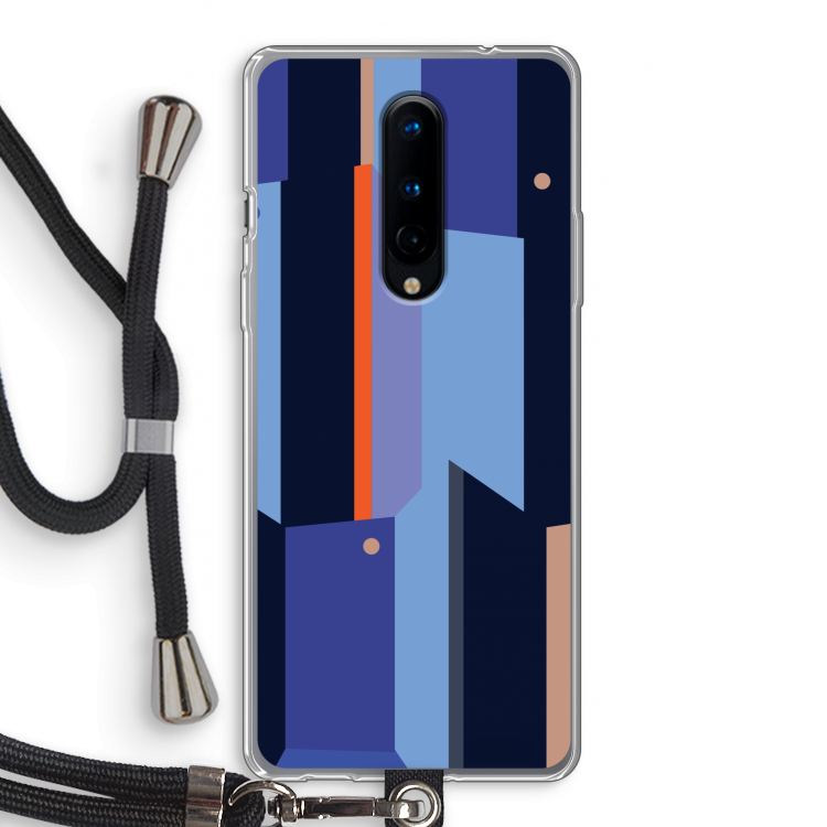 Gestalte 3: OnePlus 8 Transparant Hoesje met koord