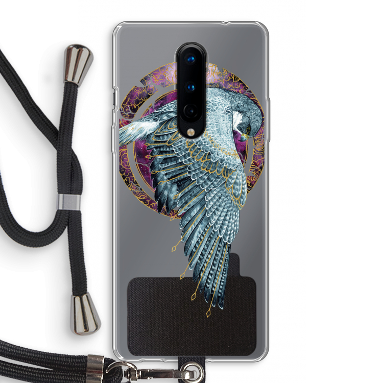 Golden Falcon: OnePlus 8 Transparant Hoesje met koord
