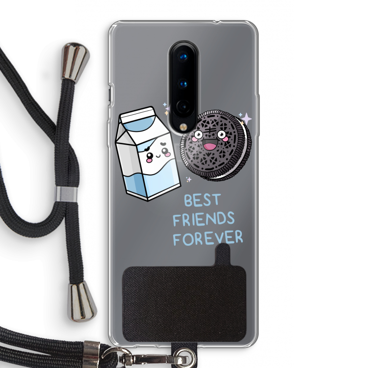 Best Friend Forever: OnePlus 8 Transparant Hoesje met koord