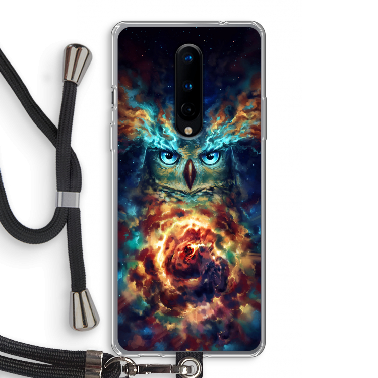 Aurowla: OnePlus 8 Transparant Hoesje met koord