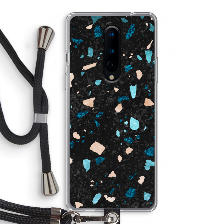 Terrazzo N°11: OnePlus 8 Transparant Hoesje met koord