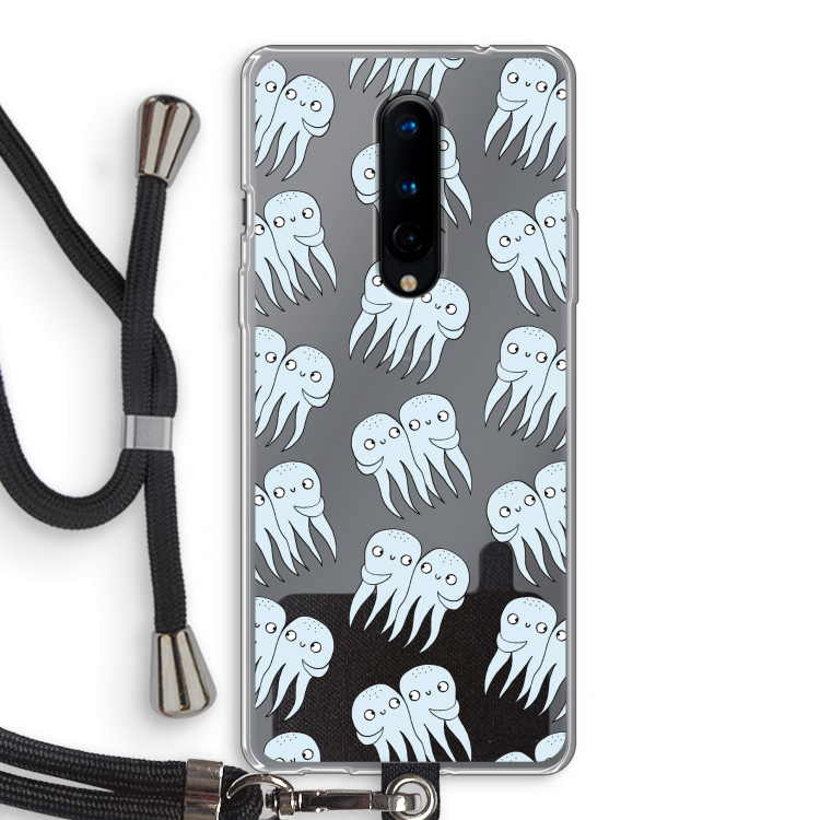 Octopussen: OnePlus 8 Transparant Hoesje met koord